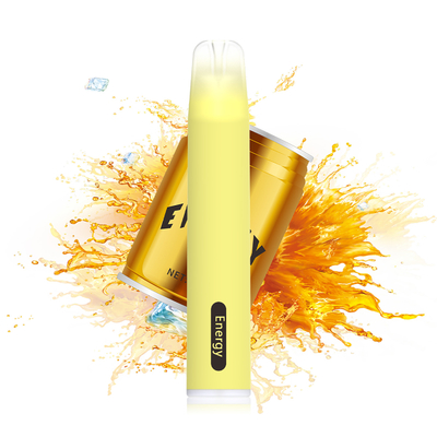 E Liquid Cigarette  , Redbull Flavor , 1500Puff Flat Mouth , 46G / PC Non-Rechargeable