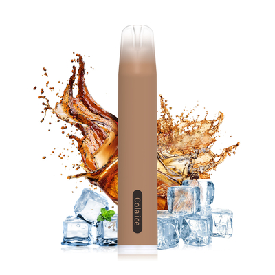 Portable Electronic Cigarette , Cola Ice  Flavor , 1500Puff Flat Mouth , 5.0ML